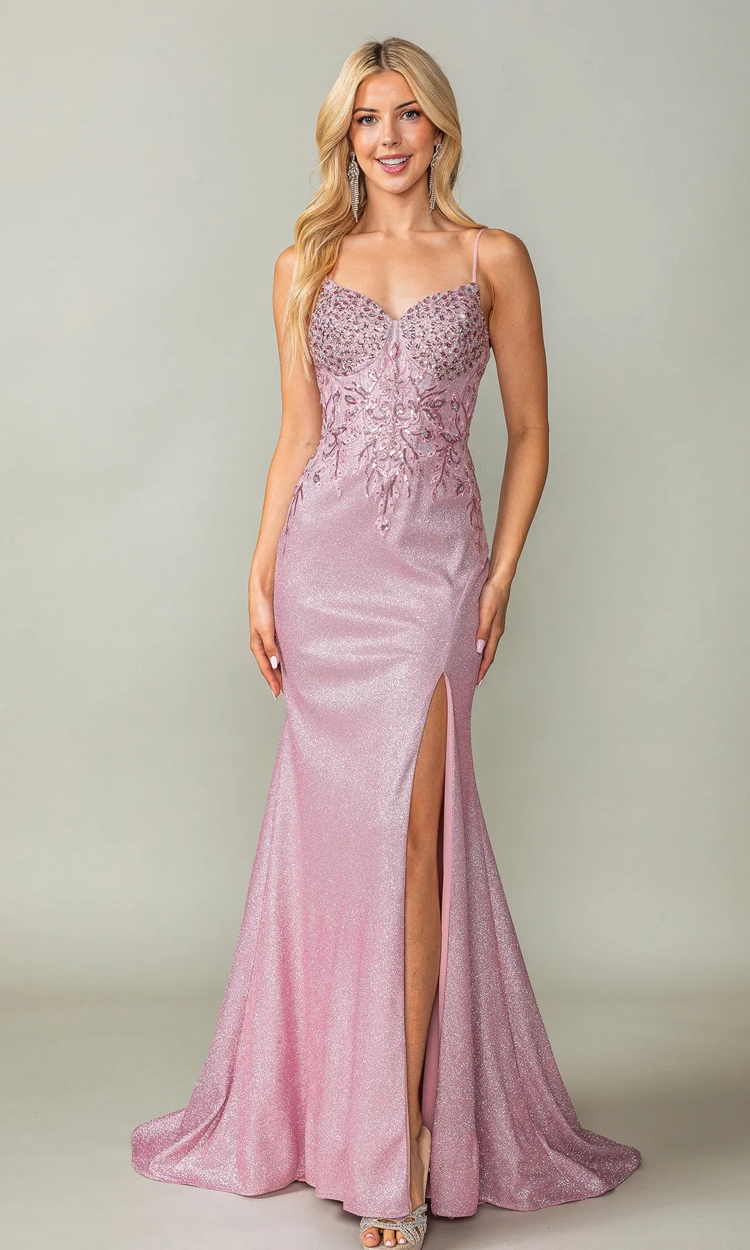 Long Glitter Prom Dress: Dancing Queen 4375 sold by PromGirl product image thumbnail 3