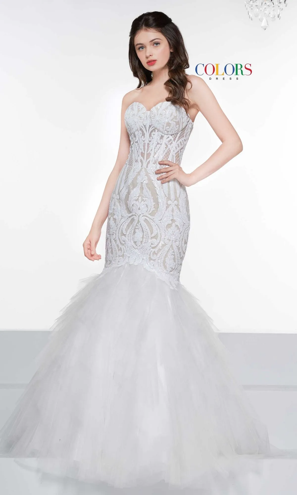 Strapless Sweetheart Long Mermaid Prom Dress 2067 sold by PromGirl product image thumbnail 4