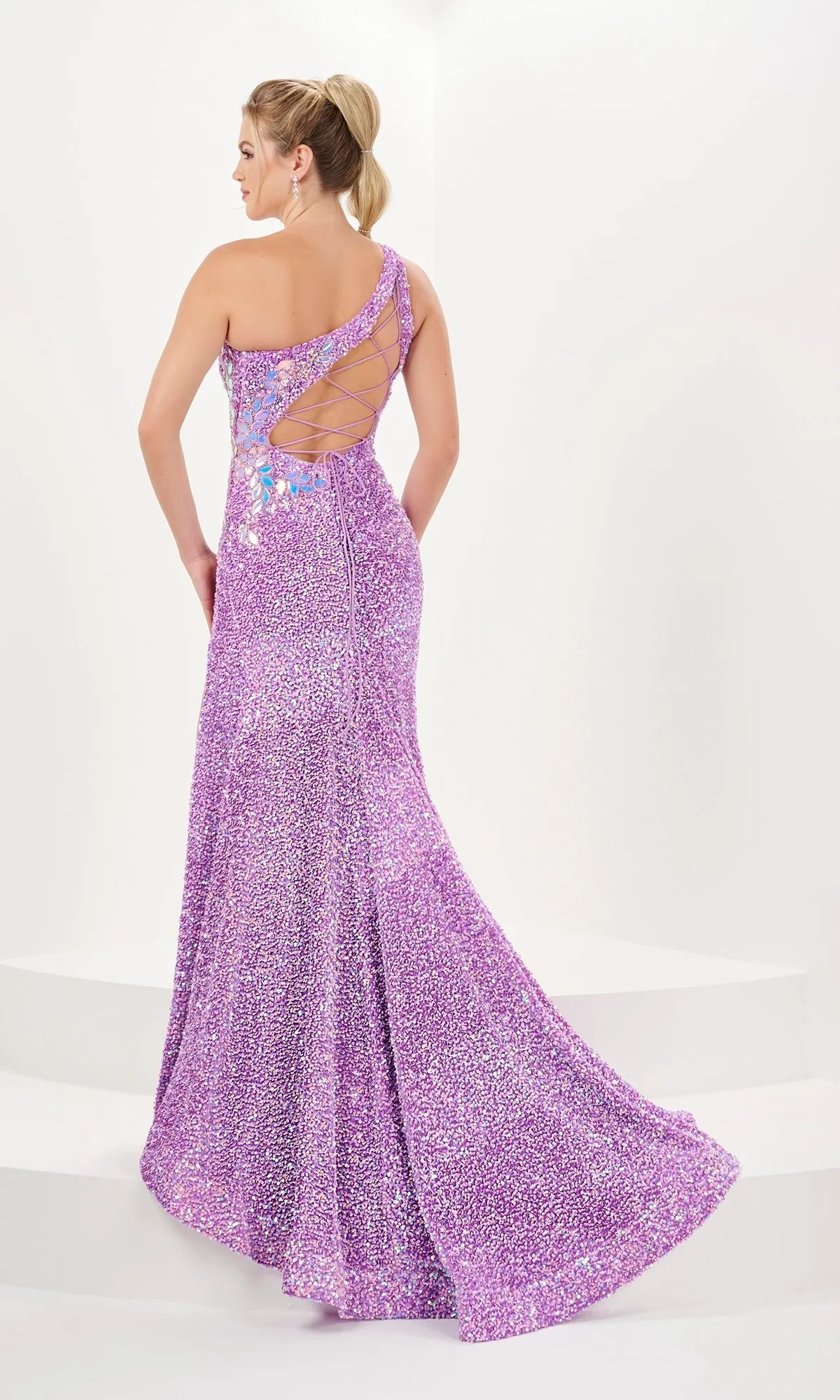 Long Prom Dress 16061 by Tiffany sold by PromGirl product image thumbnail 2