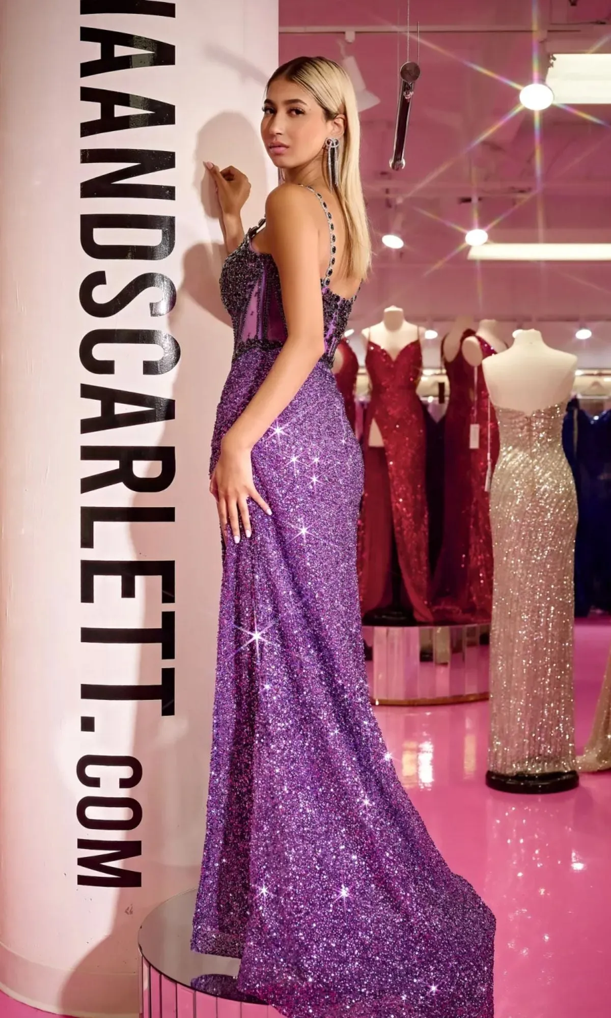 Long Prom Dress PS24872C by Portia and Scarlett sold by PromGirl product image thumbnail 5