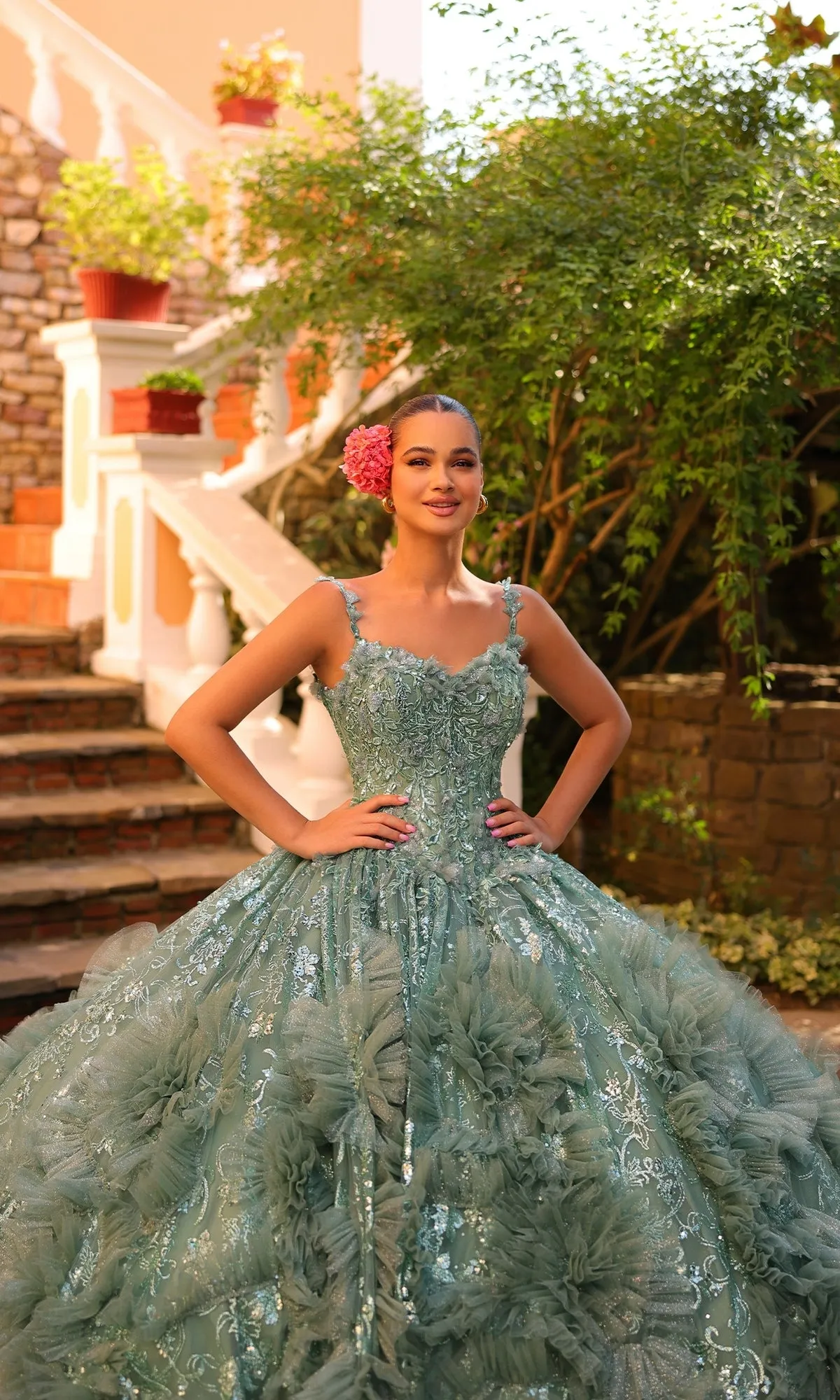 Quinceanera Dress 54314 By Amarra sold by PromGirl product image thumbnail 5