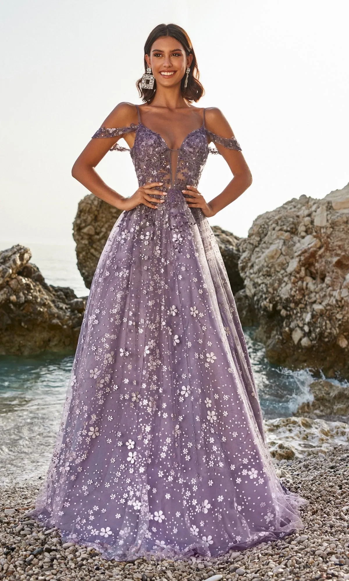 Long Prom Dress 12171 by Blush sold by PromGirl product image thumbnail 3