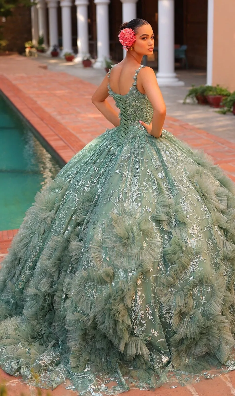 Quinceanera Dress 54314 By Amarra sold by PromGirl product image thumbnail 2