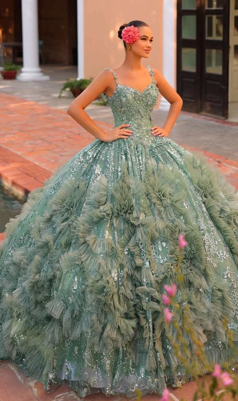 Quinceanera Dress 54314 By Amarra sold by PromGirl product image thumbnail 3