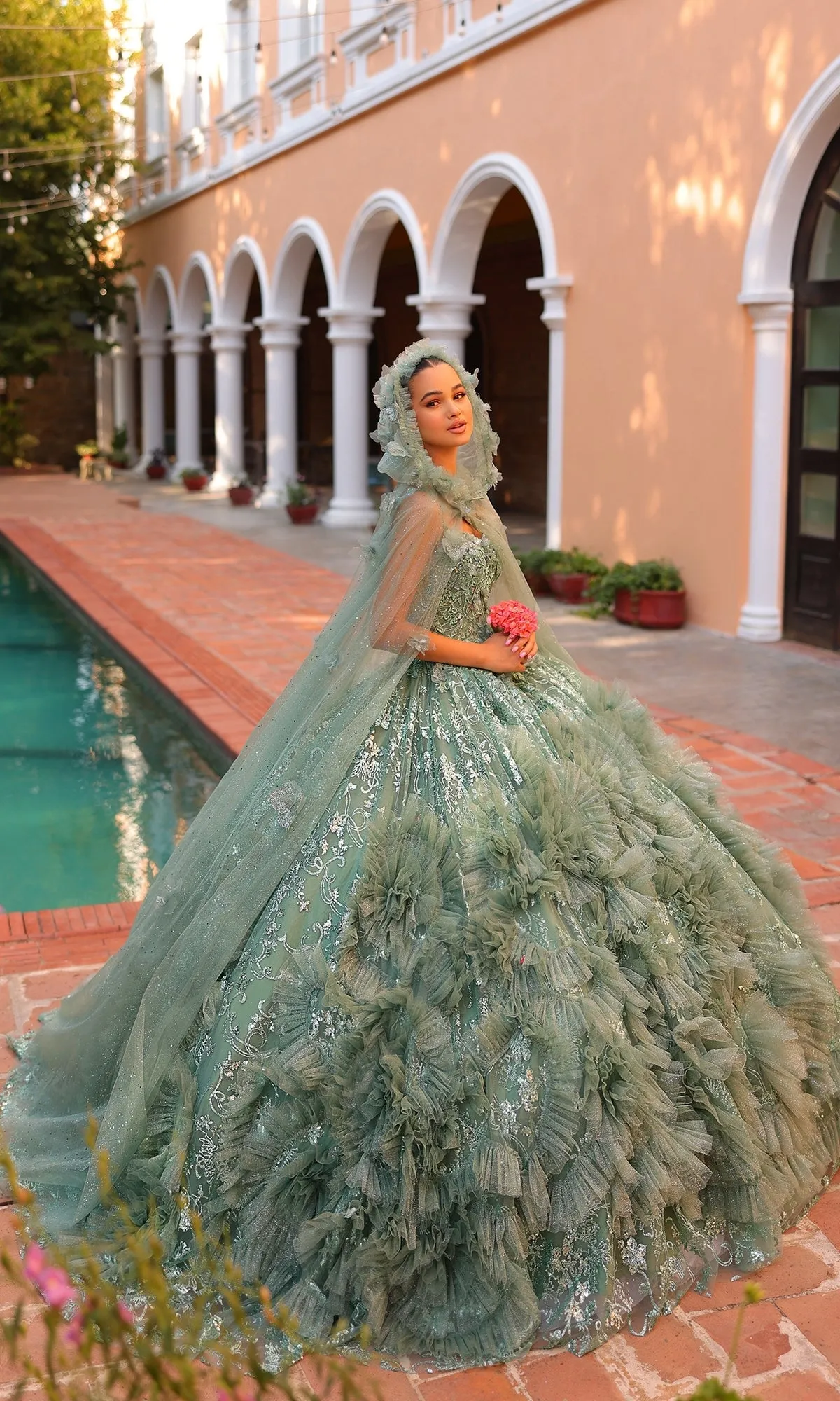 Quinceanera Dress 54314 By Amarra sold by PromGirl product image thumbnail 4