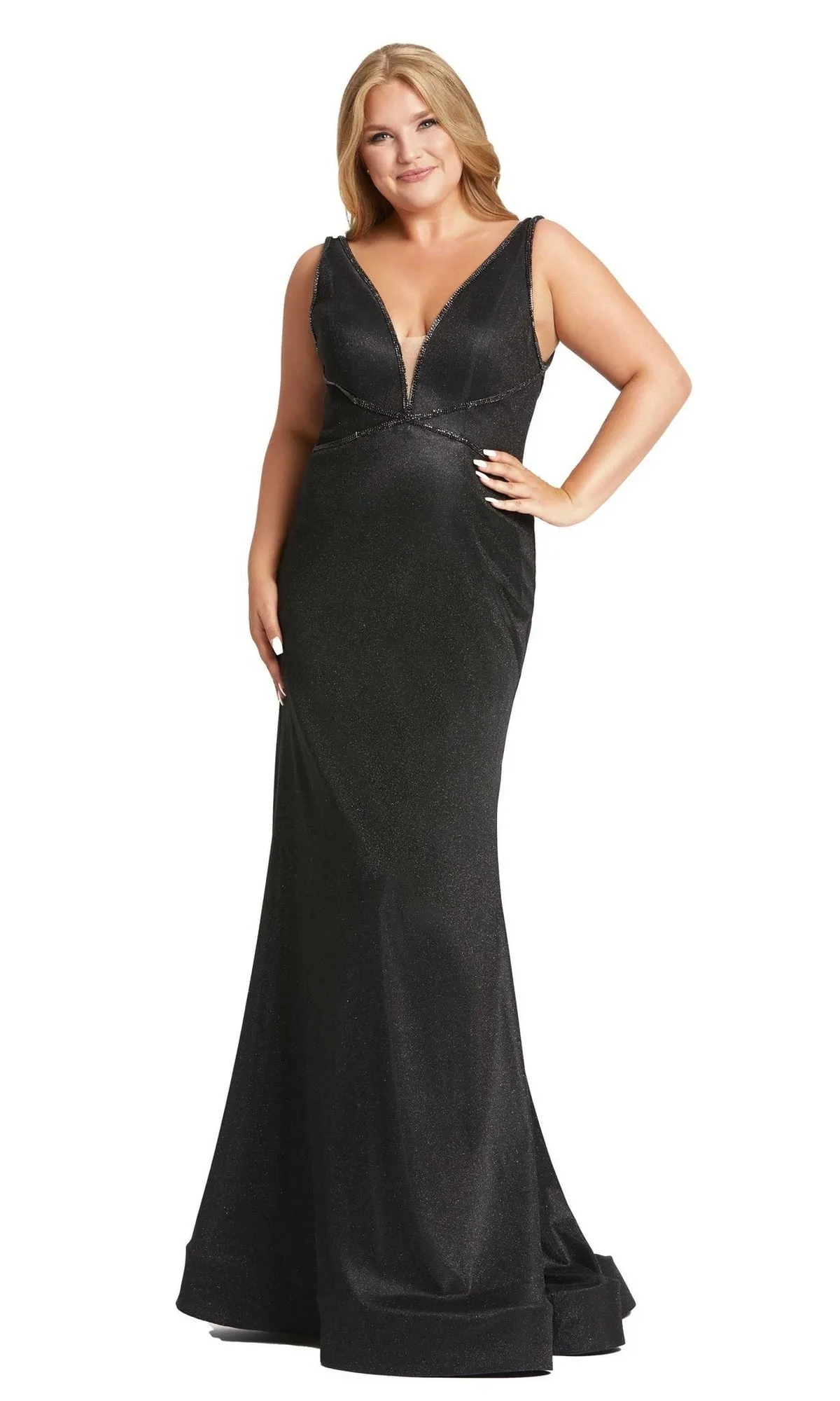 Long Plus-Size Prom Dress 48895 by Mac Duggal sold by PromGirl