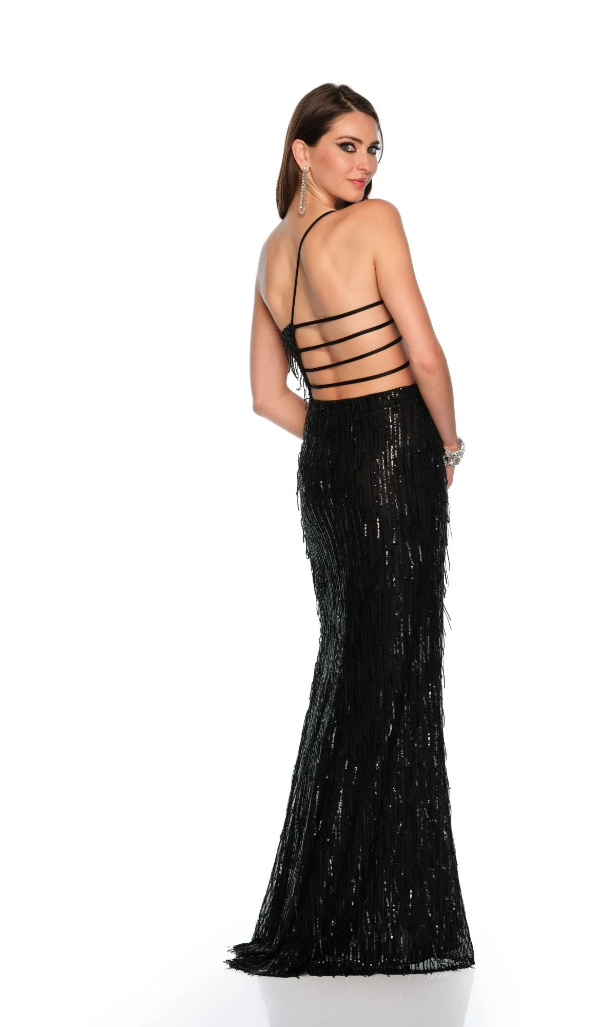 Long Formal Dress 11302 by Dave and Johnny sold by PromGirl product image thumbnail 2