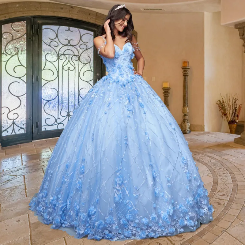 Quinceañera Sample Dress QF105 sold by PromGirl