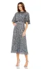 Caped Midi Semi-Formal Dress: Mac Duggal 5577 sold by PromGirl