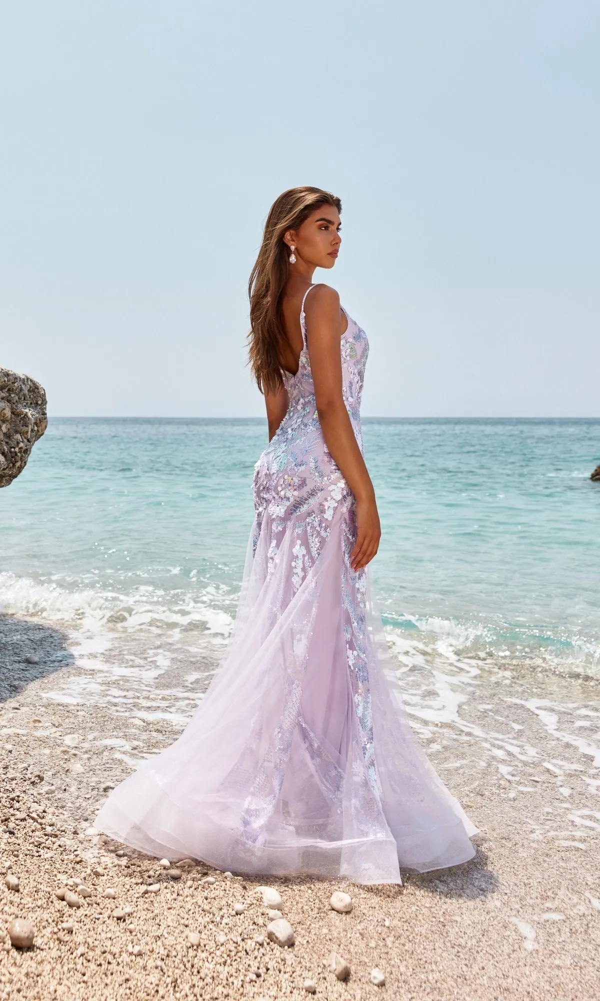 Long Prom Dress 12113 by Blush sold by PromGirl product image thumbnail 2