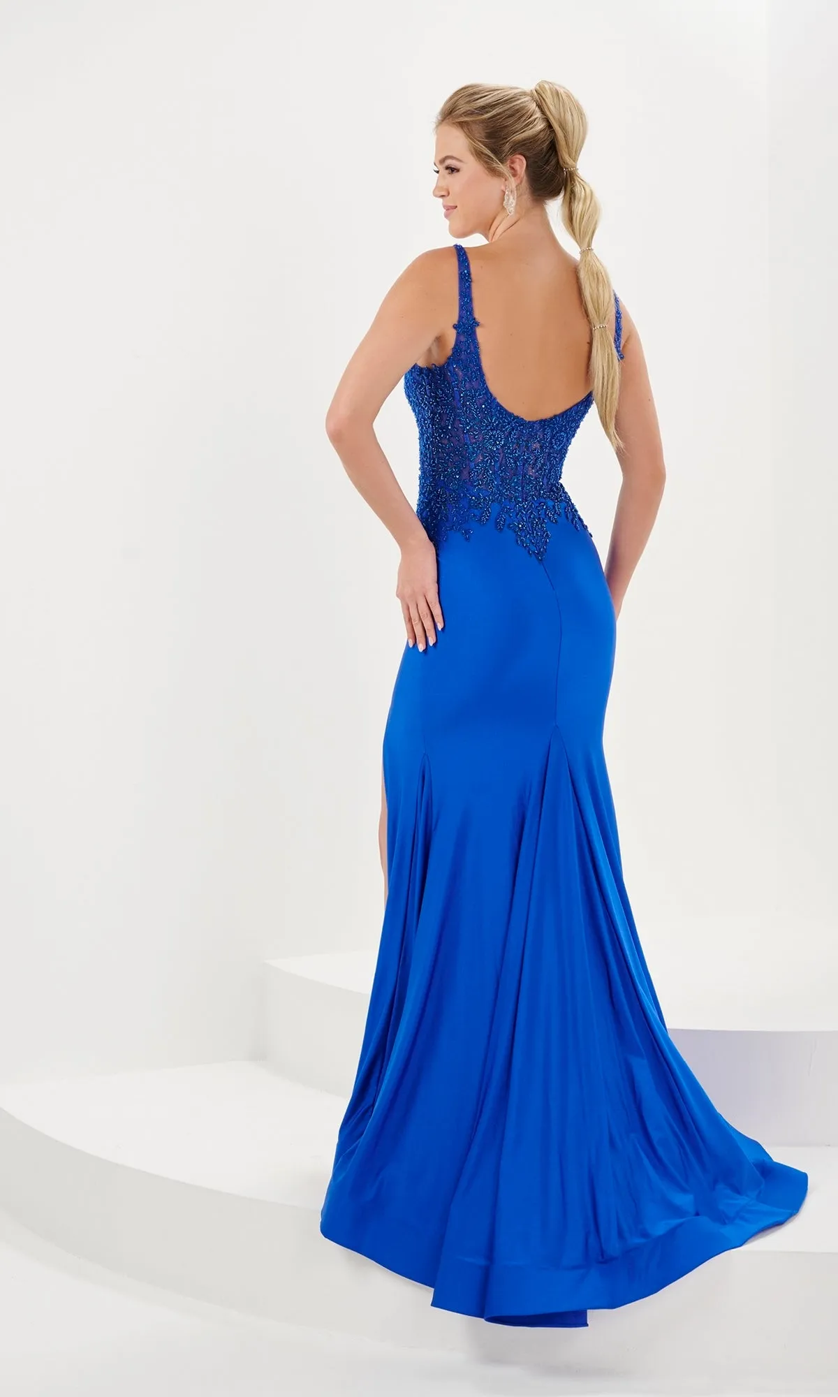 Long Prom Dress 16058 by Tiffany sold by PromGirl product image thumbnail 2