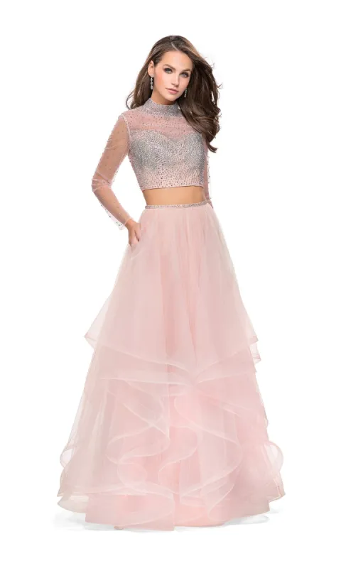 La Femme 25555 Long Prom Dress sold by PromGirl