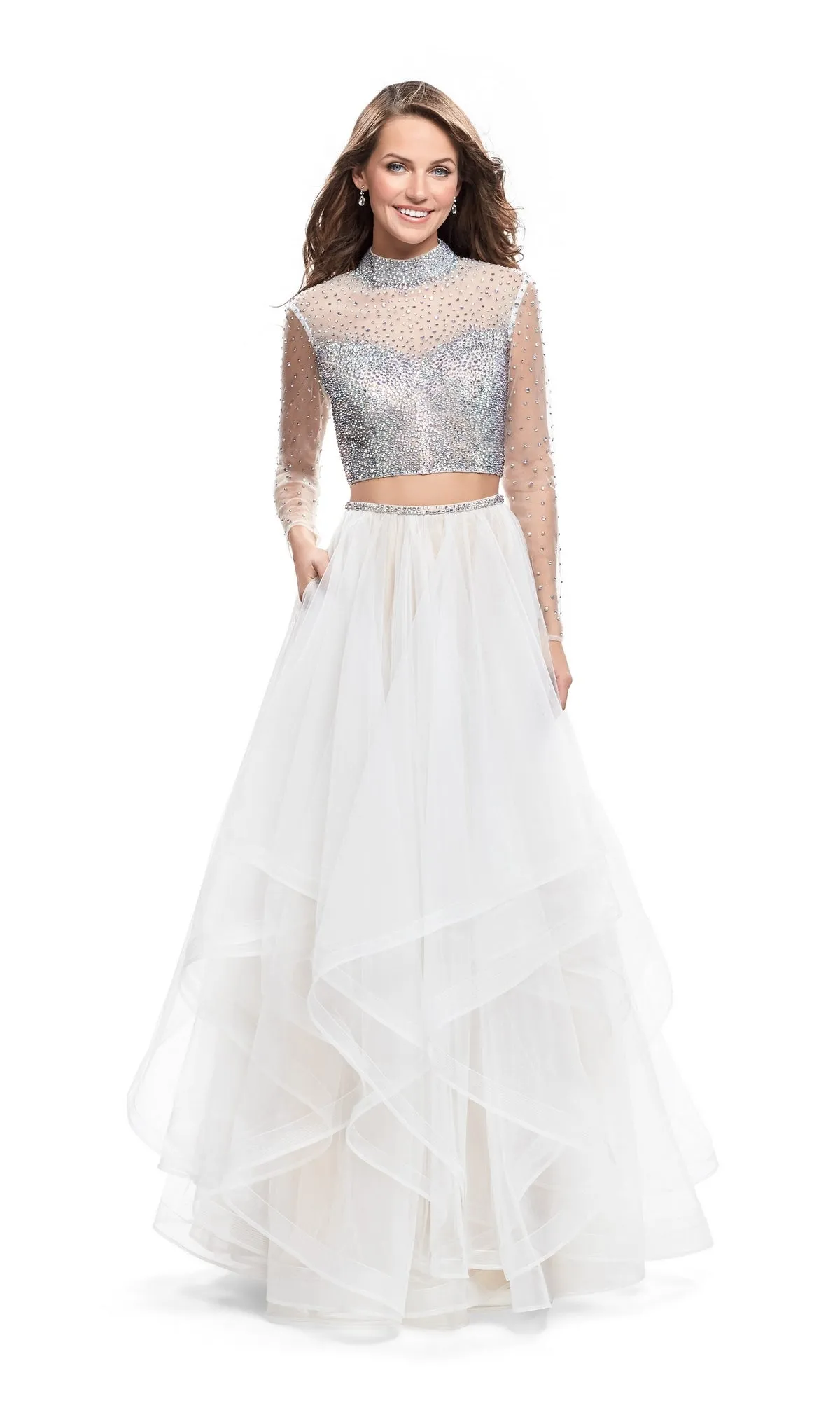 La Femme 25555 Long Prom Dress sold by PromGirl product image thumbnail 3