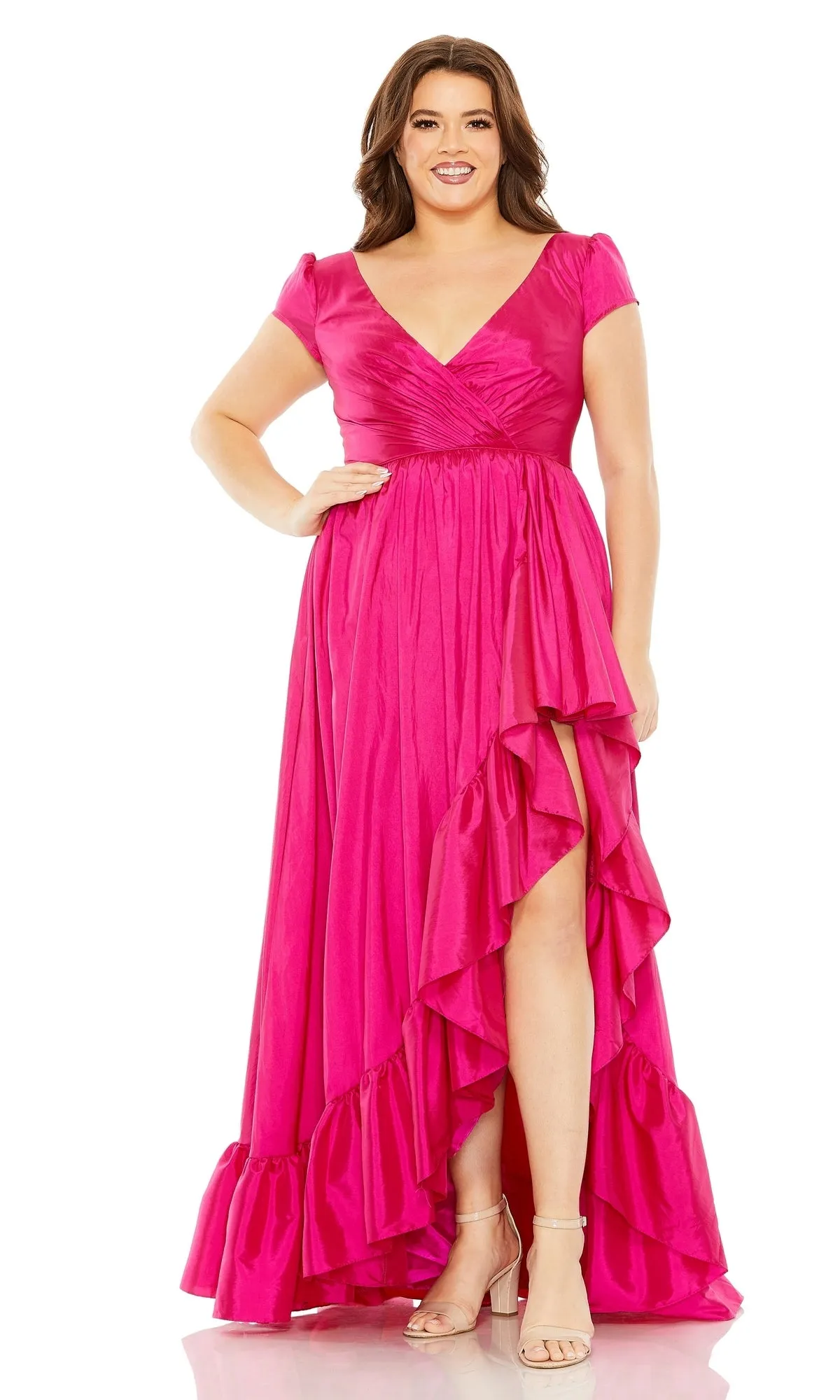 Long Plus-Size Formal Dress 68525 by Mac Duggal sold by PromGirl
