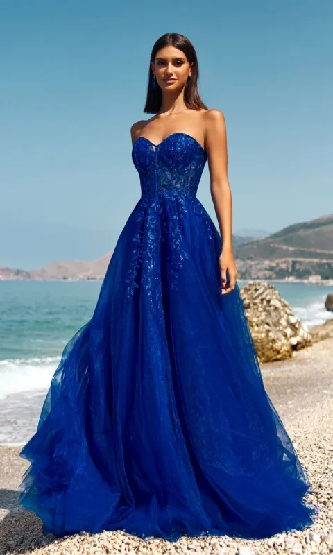 Long Prom Dress 12109 by Blush sold by PromGirl