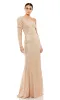 One-Sleeve Sequin Formal Dress: Mac Duggal 26591 sold by PromGirl