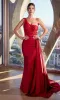 Side-Sash One-Shoulder Long Prom Dress PT004 sold by PromGirl