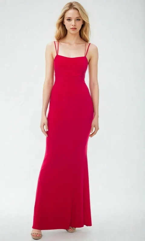 Jump Classic Long Red Formal Dress 11543 sold by PromGirl