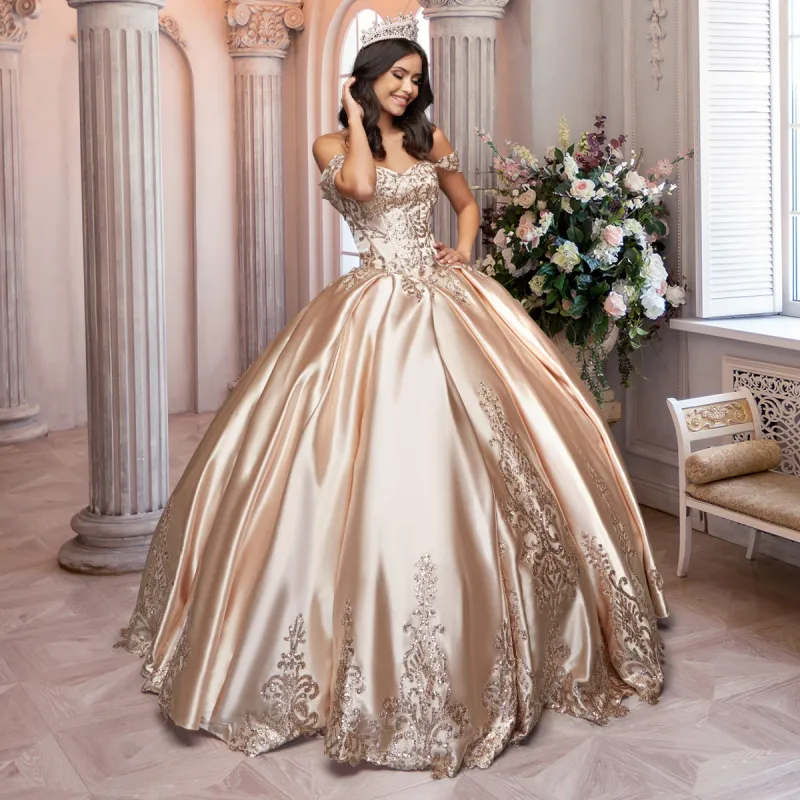 Quinceañera Sample Dress QX413 sold by PromGirl