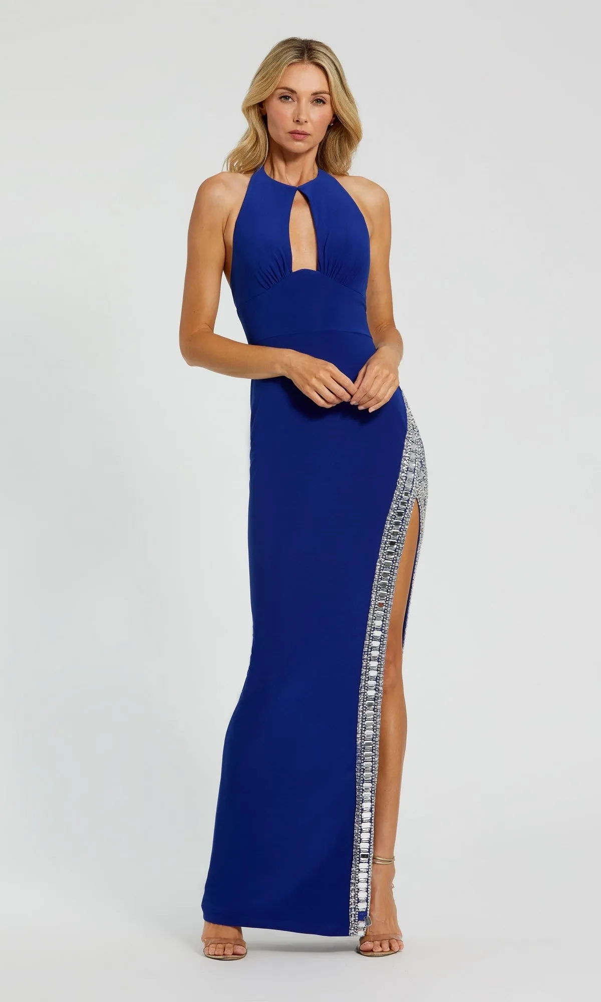 Mac Duggal Cut-Out Long Formal Dress 42053 sold by PromGirl product image thumbnail 3