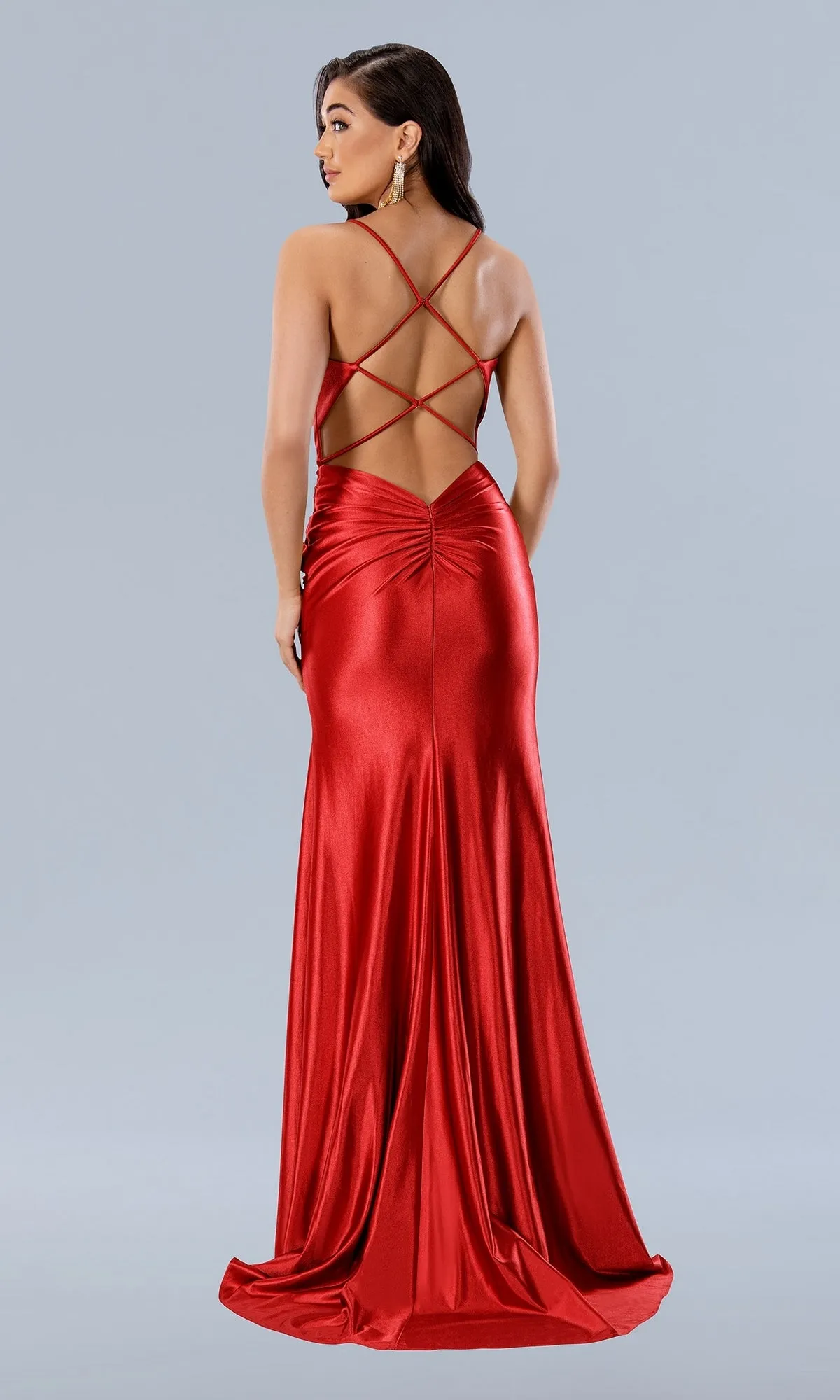 Corset-Bodice Long Sweetheart Prom Dress 24108 sold by PromGirl product image thumbnail 2