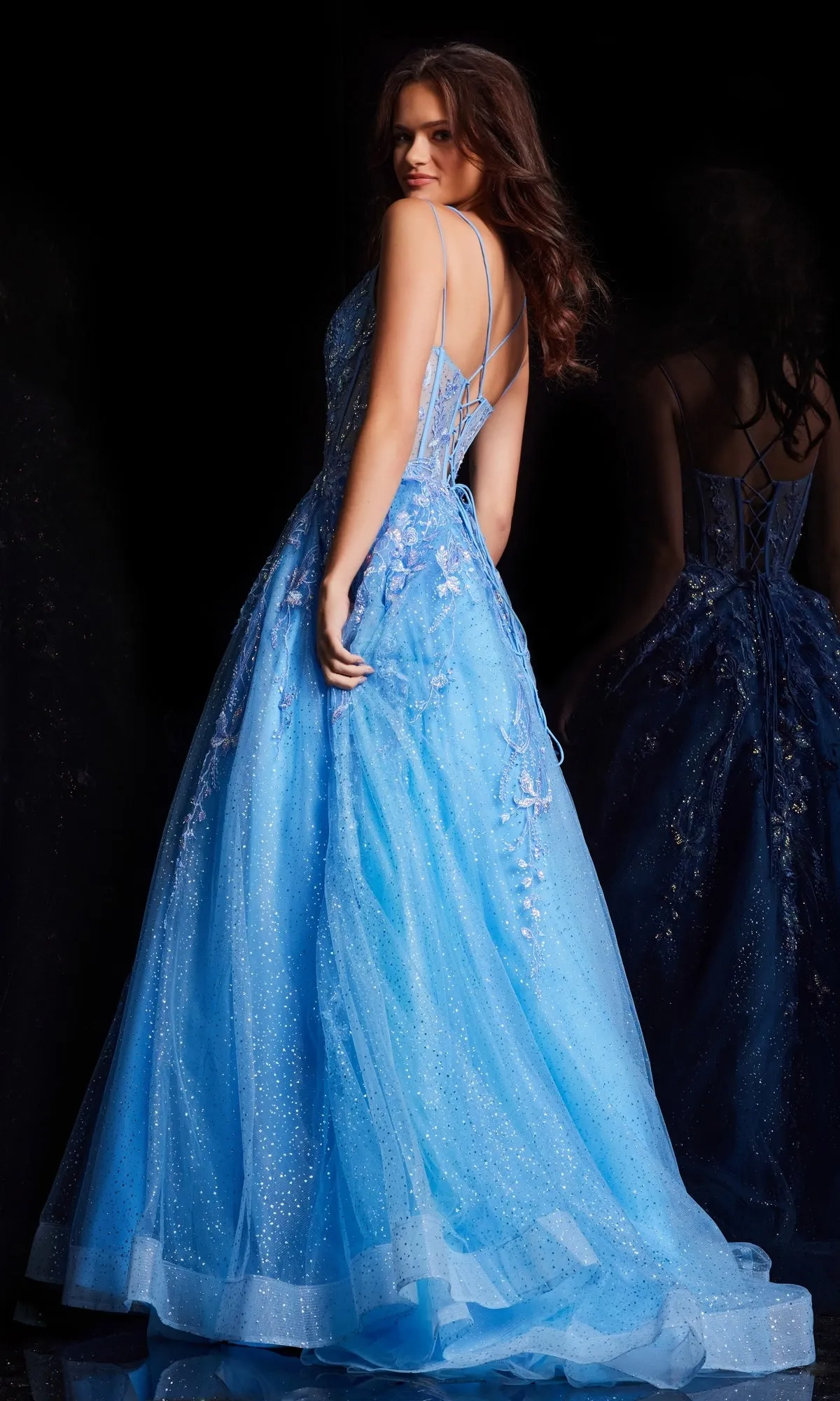 Long Prom Dress 37421 by Jovani sold by PromGirl product image thumbnail 2