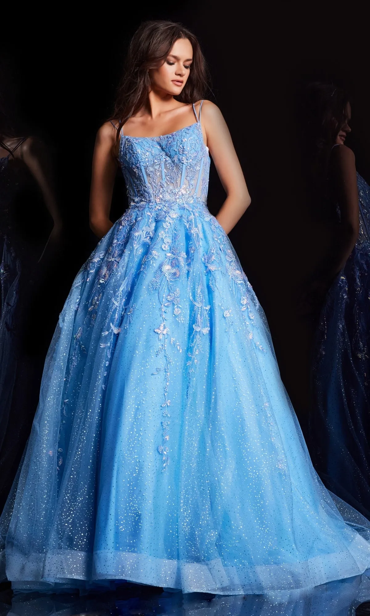 Long Prom Dress 37421 by Jovani sold by PromGirl product image thumbnail 3