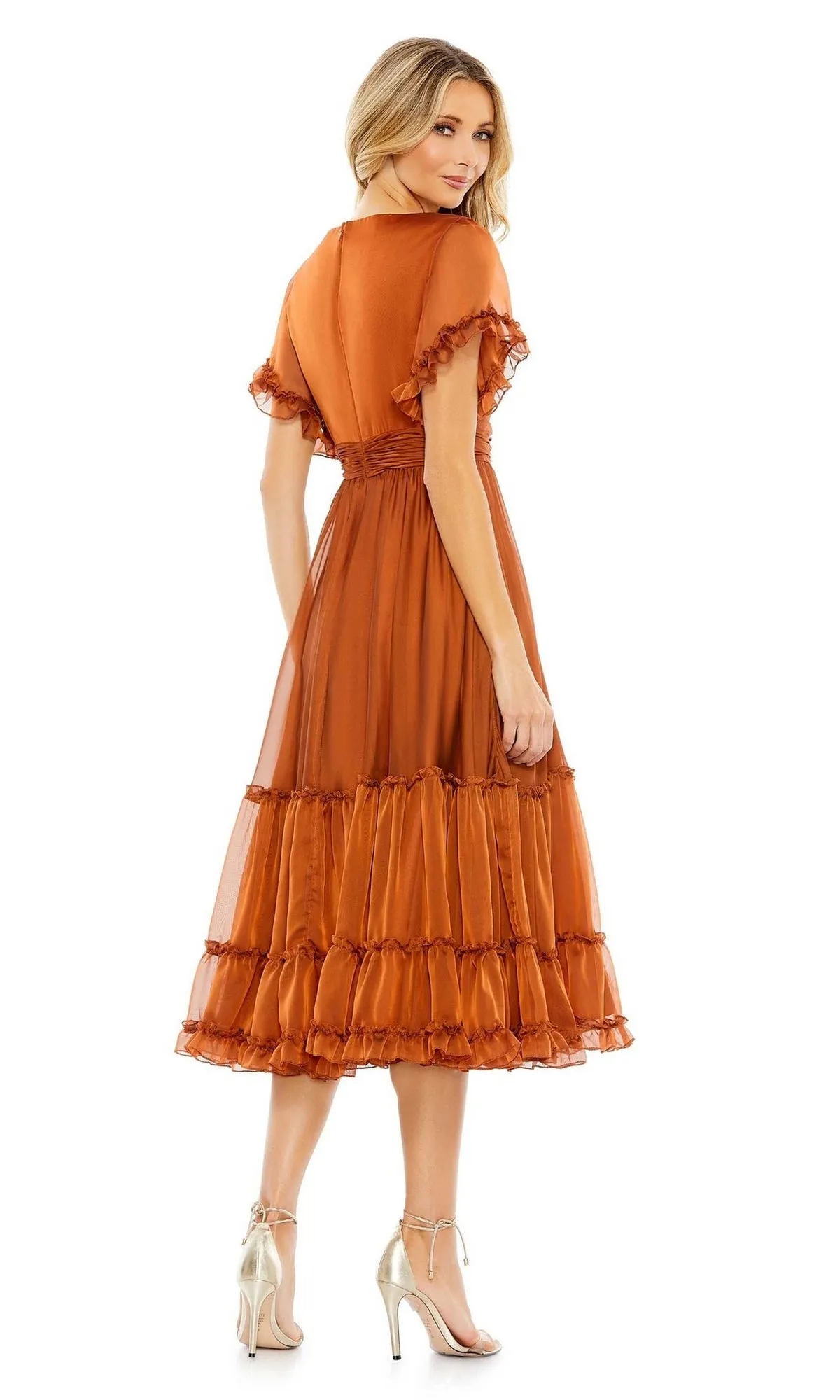 Short Wedding Guest Dress 68018 by Mac Duggal sold by PromGirl product image thumbnail 2