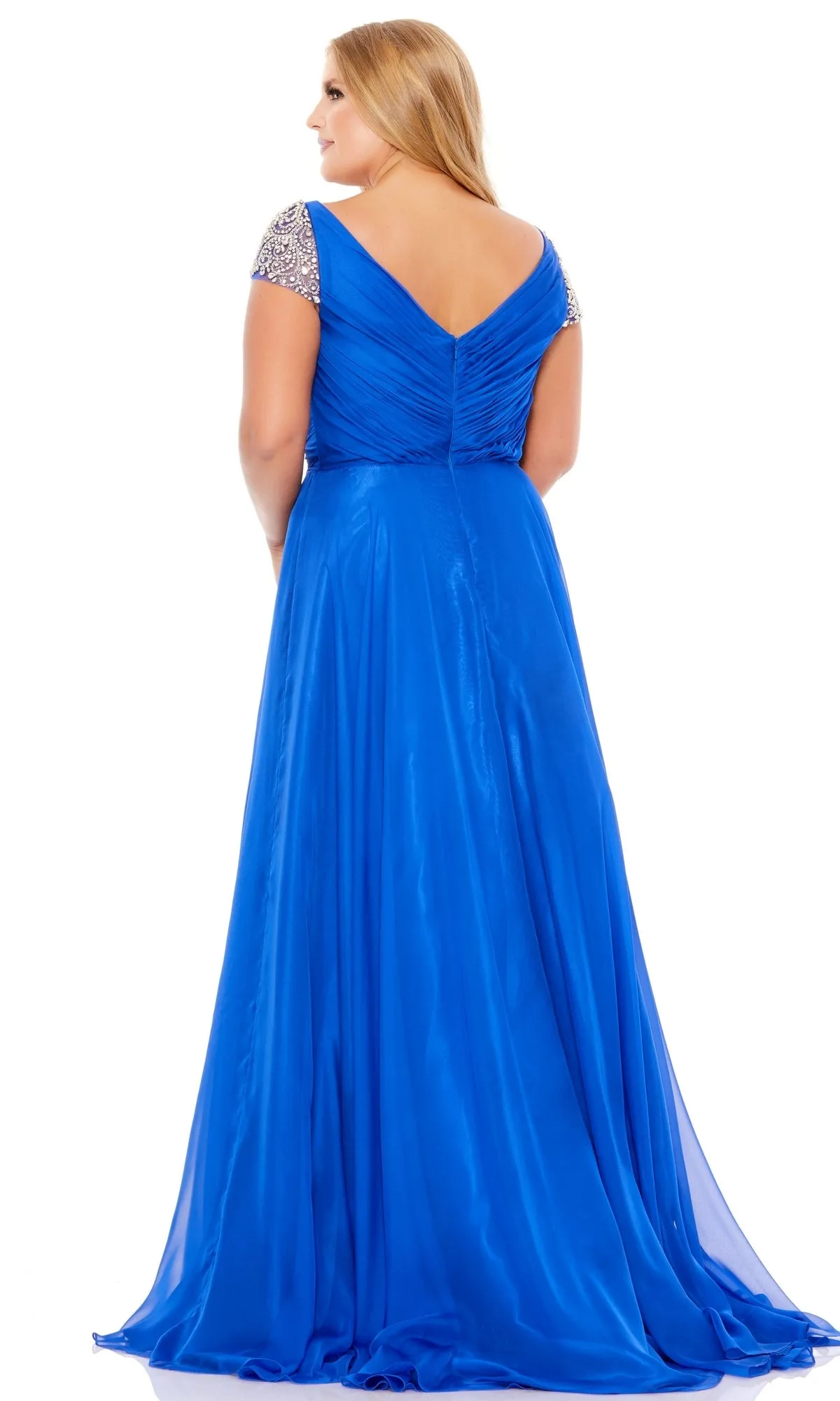 Long Plus-Size Formal Dress 67723 by Mac Duggal sold by PromGirl product image thumbnail 2
