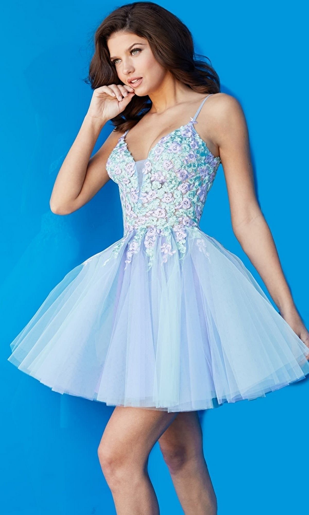 Jovani Short Babydoll Pastel Party Dress 09728 sold by PromGirl