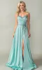 Lace-Up-Back Long A-Line Prom Dress 4391 sold by PromGirl