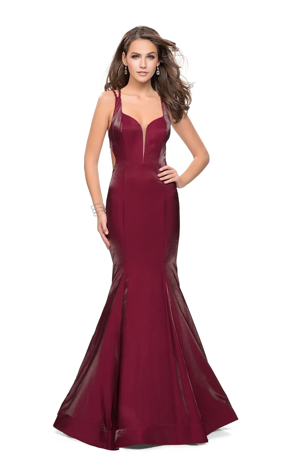 La Femme 25813 Long Prom Dress sold by PromGirl product image thumbnail 3