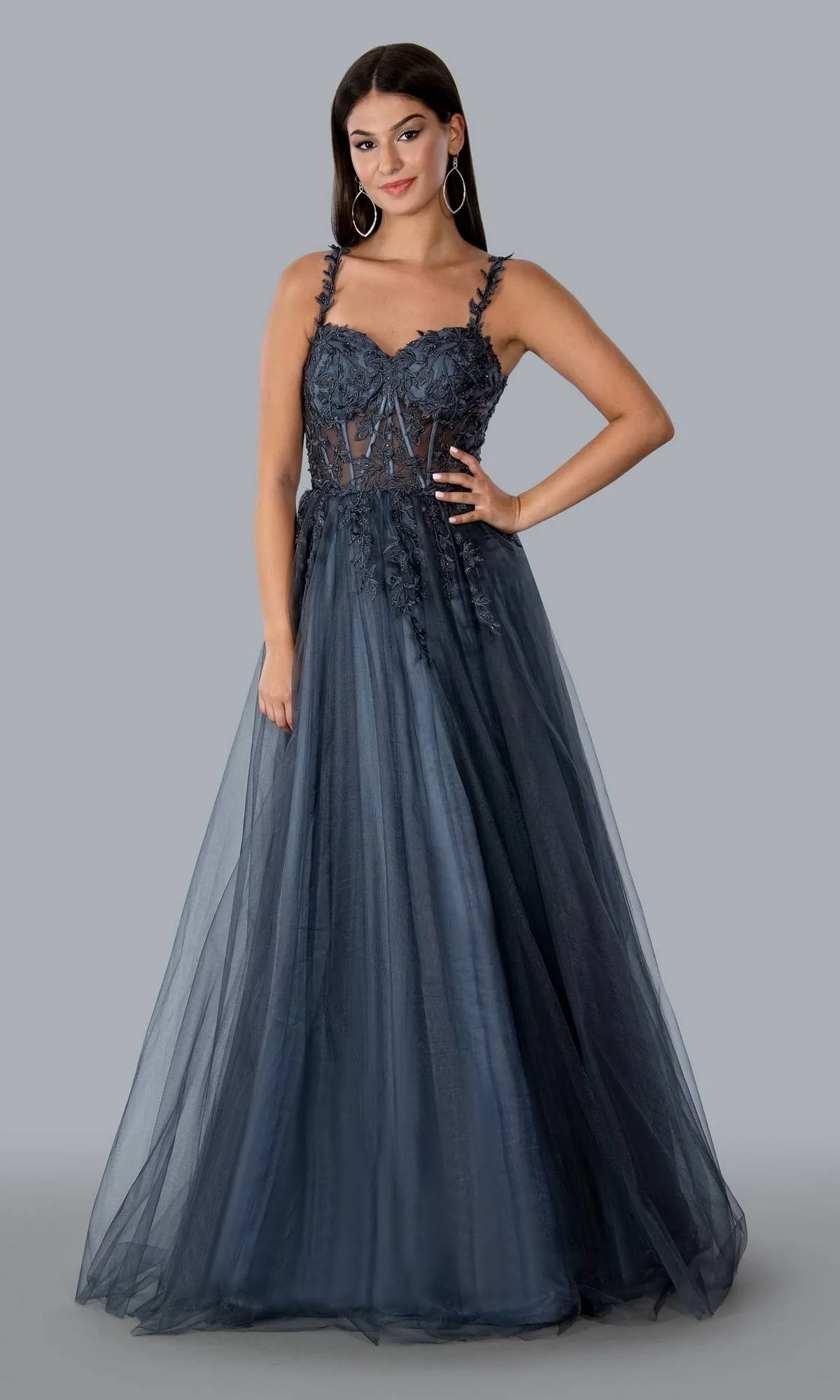 Long Formal Ball Gown 23147 by Stella Couture sold by PromGirl