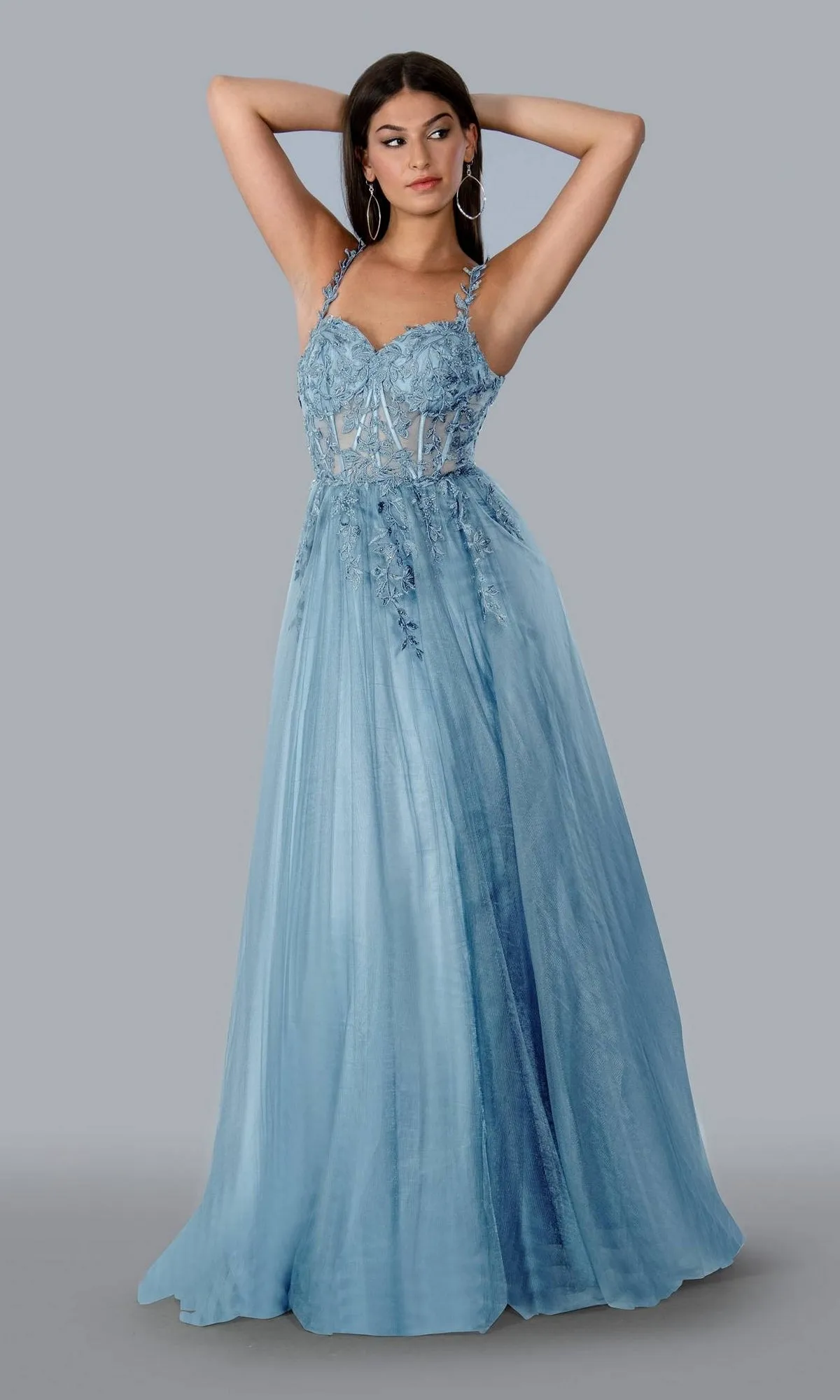 Long Formal Ball Gown 23147 by Stella Couture sold by PromGirl product image thumbnail 3