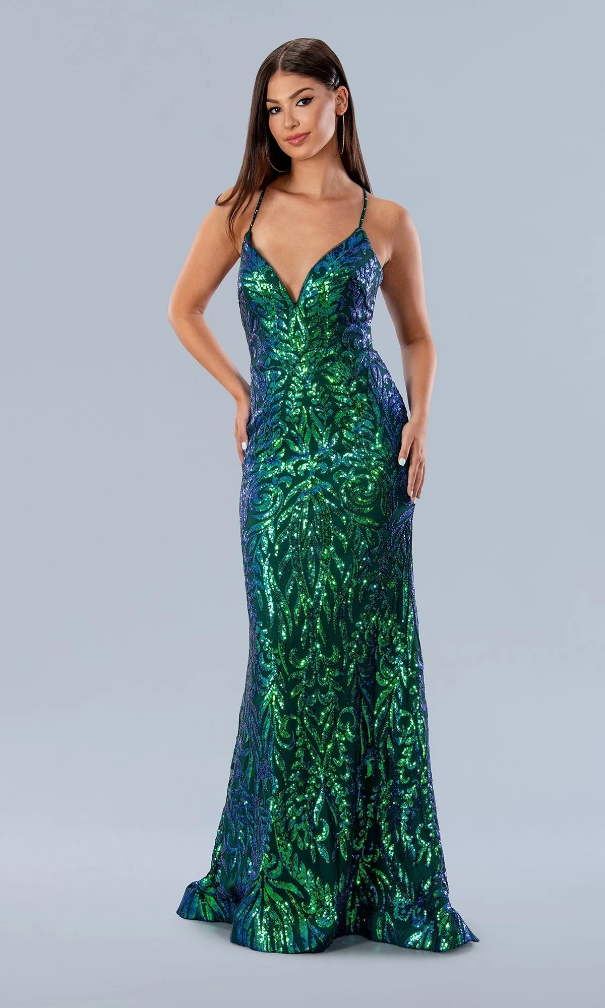 Long Prom Dress 24195 by Stella Couture sold by PromGirl product image thumbnail 4