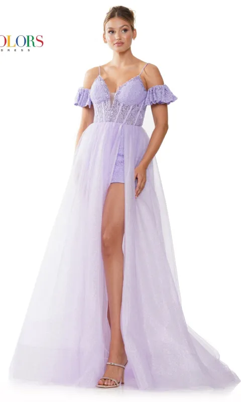 Mini-Underskirt Long A-Line Prom Dress 3236 sold by PromGirl