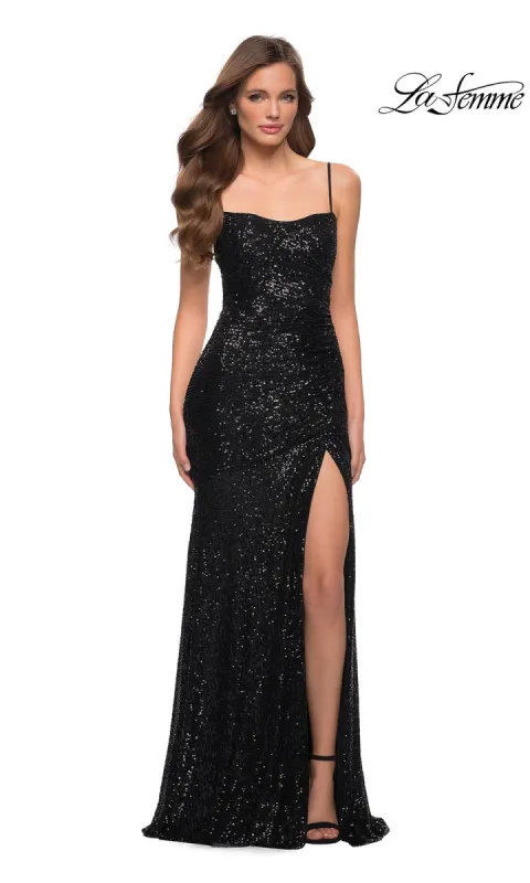 La Femme Long Prom Dress 29741 sold by PromGirl
