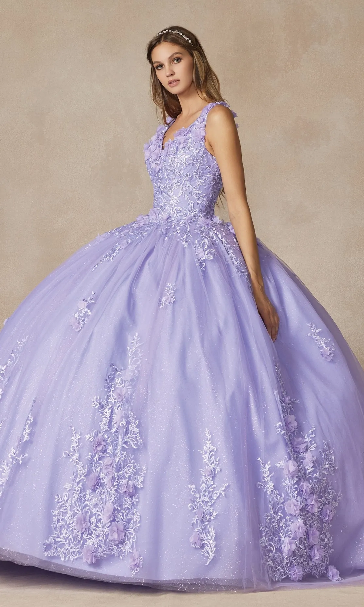 Juliet 1437 Lilac Purple Quinceañera Dress sold by PromGirl