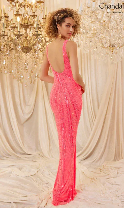 Long Prom Dress 30091 by Chandalier sold by PromGirl product image thumbnail 4