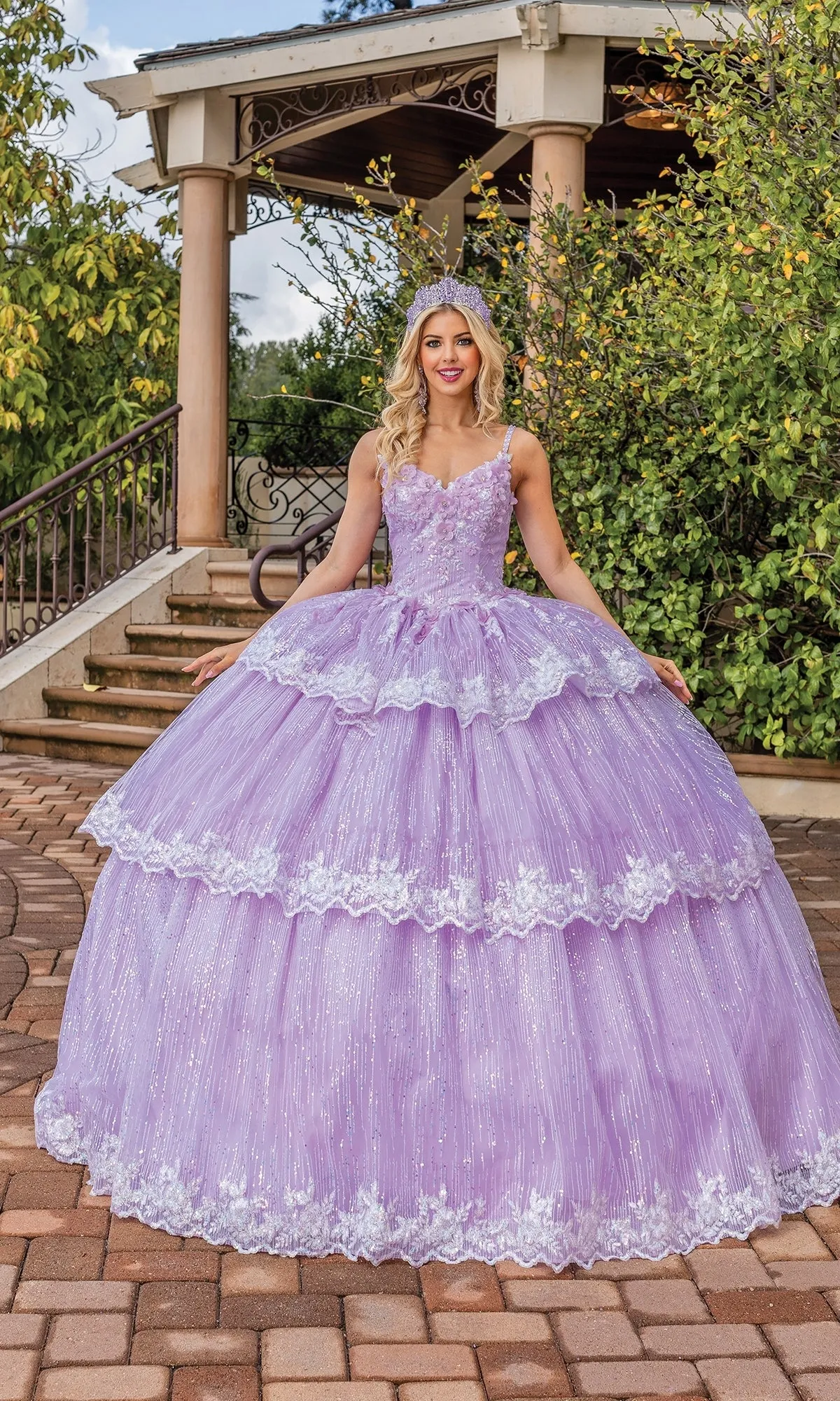 Quinceanera Dress 1770 By Dancing Queen sold by PromGirl product image thumbnail 3