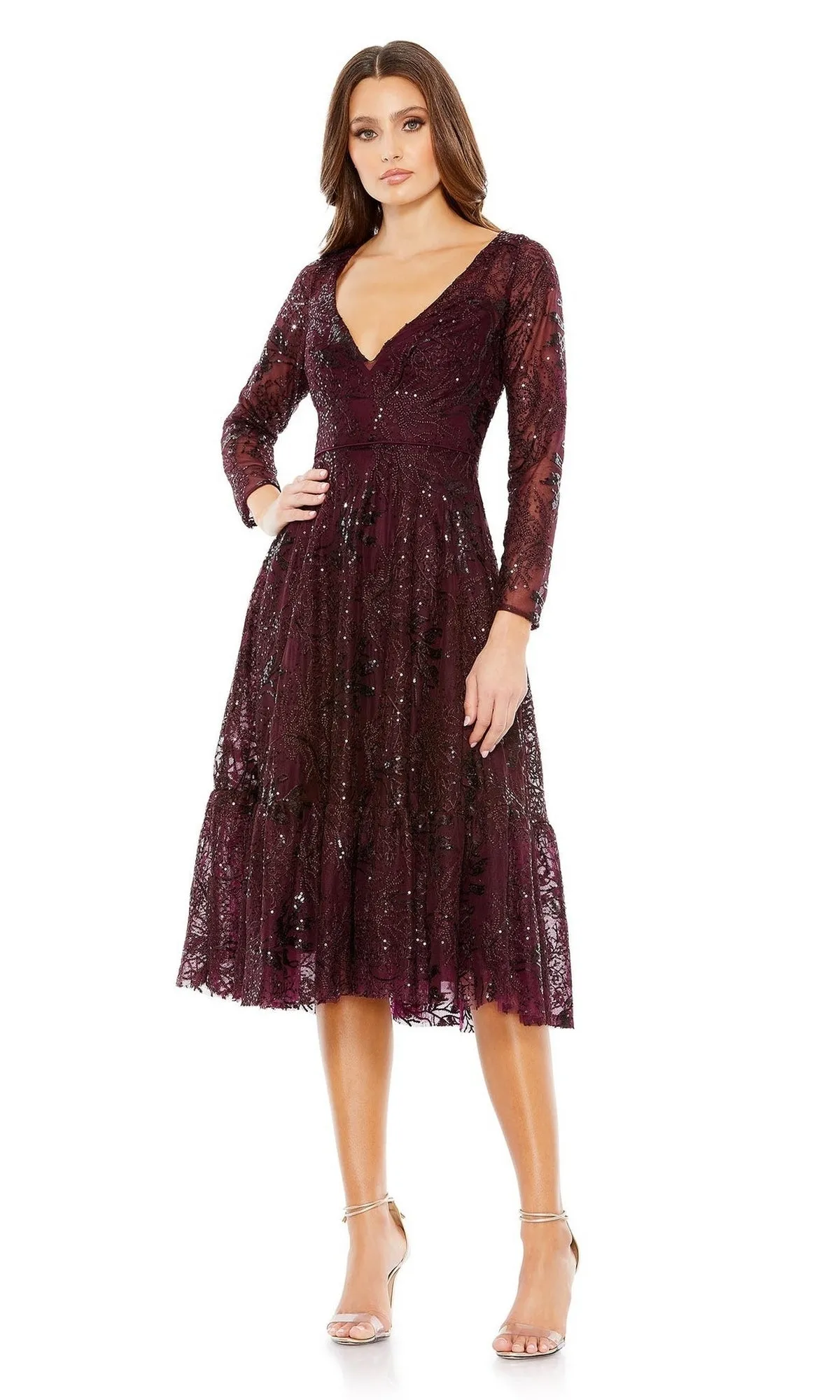 Short Wedding Guest Dress 68001 by Mac Duggal sold by PromGirl