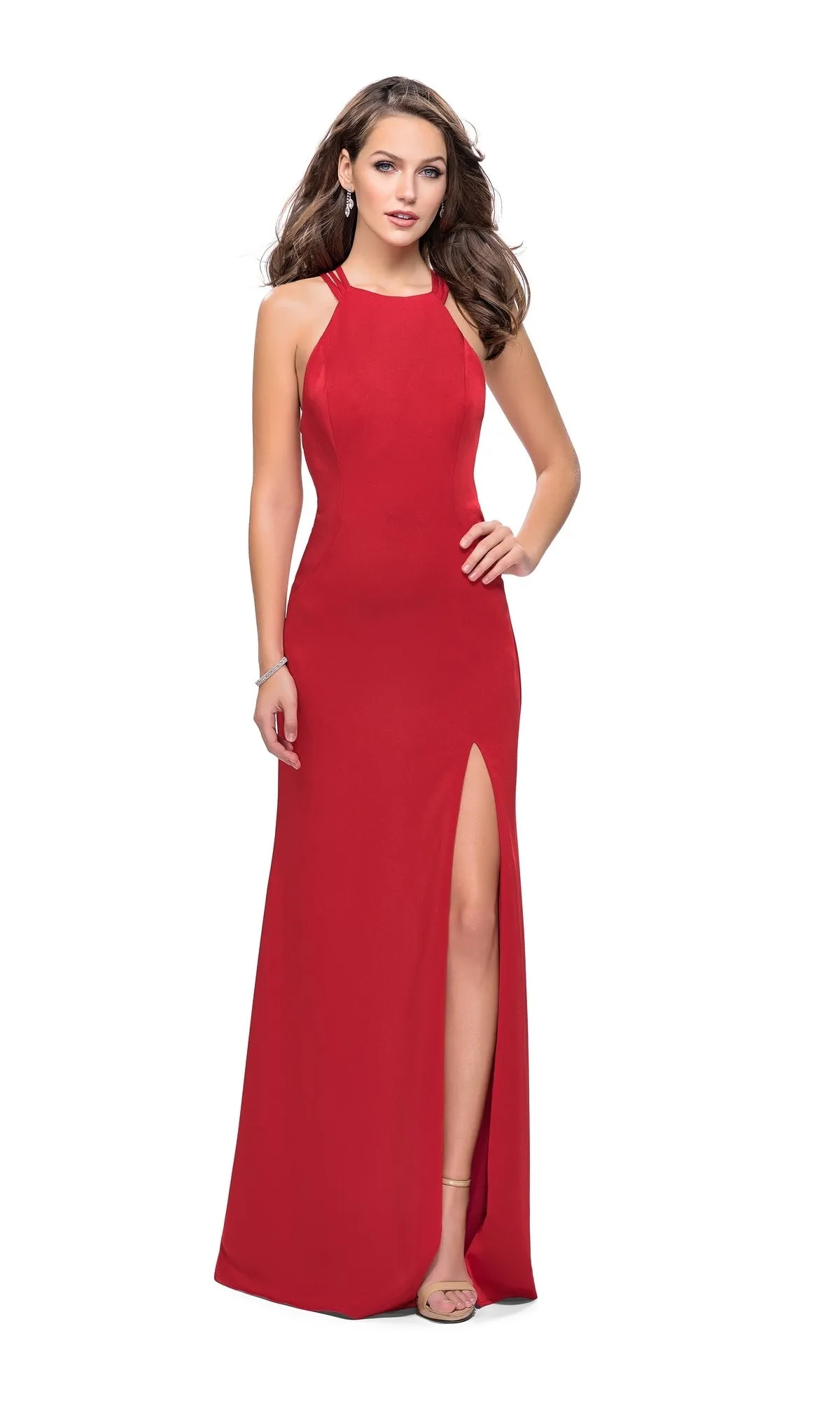 La Femme Statement-Back Long Prom Gown 25439 sold by PromGirl product image thumbnail 4