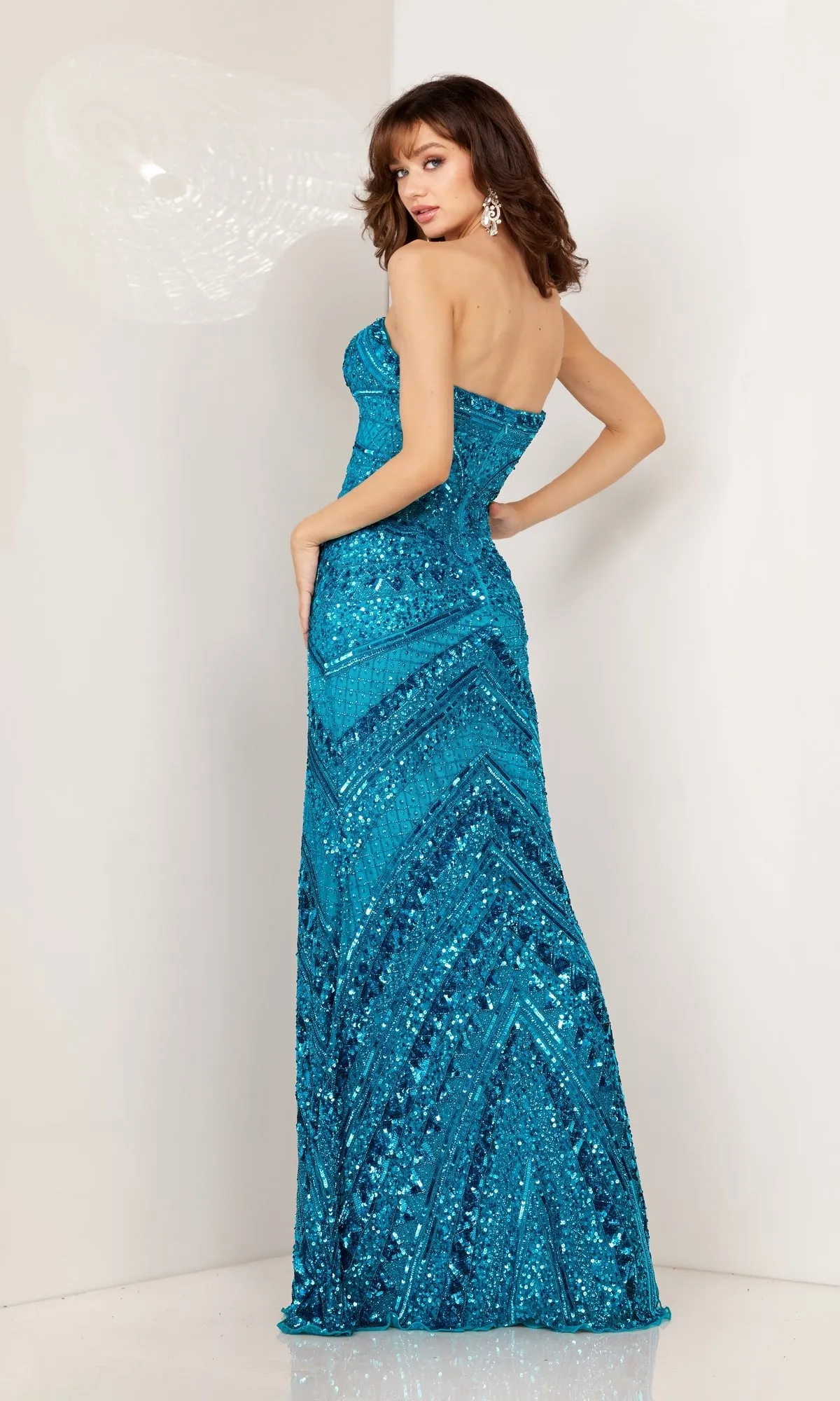 Aleta Long Prom Dress 1118 sold by PromGirl product image thumbnail 4