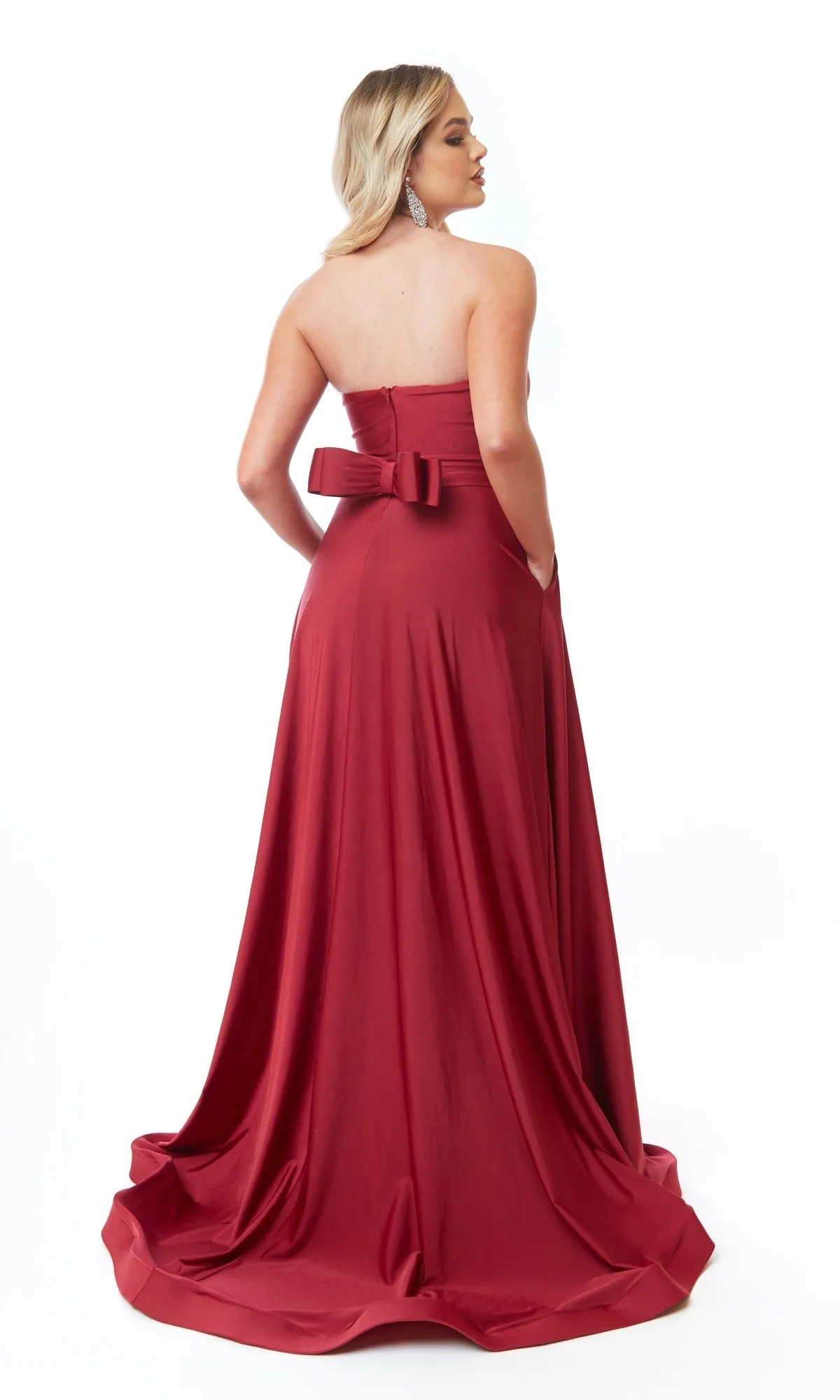 Strapless Sweetheart Long Prom Dress: Atria 6705H sold by PromGirl product image thumbnail 2