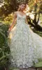 Lace-Up Long Floral Prom Ball Gown A1132 sold by PromGirl