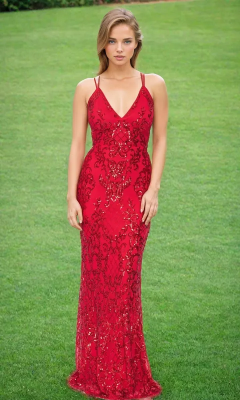 Long Formal Dress 3298BN by Blondie Nites sold by PromGirl