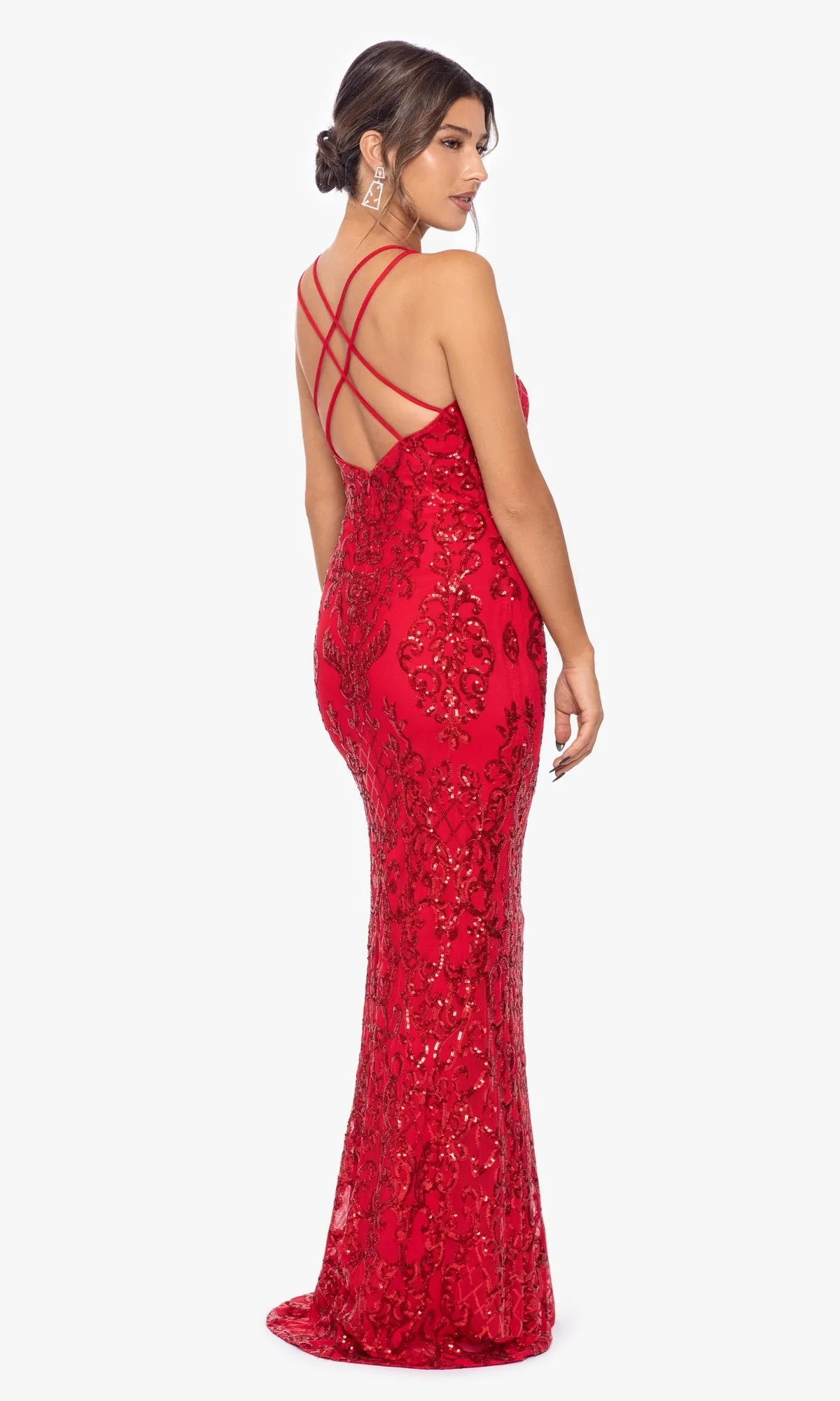 Long Formal Dress 3298BN by Blondie Nites sold by PromGirl product image thumbnail 2