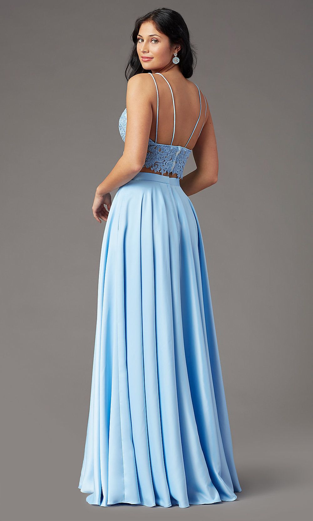 PromGirl Two-Piece Long Prom Dress with Pockets sold by PromGirl product image thumbnail 5