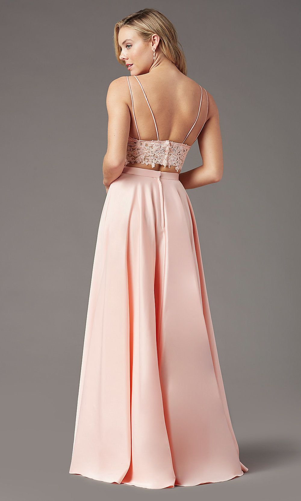 PromGirl Two-Piece Long Prom Dress with Pockets sold by PromGirl product image thumbnail 2