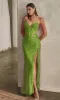 Strapless Long Sequin Prom Dress: Ladivine CD0227 sold by PromGirl